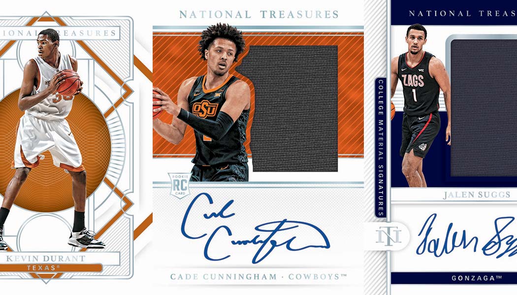 202122 Panini National Treasures Basketball Checklist, Hobby Box Info