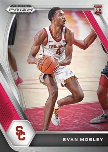 2021-22 Panini Prizm Draft Picks Basketball Evan Mobley
