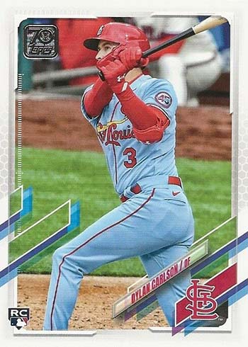 2021 Topps Update Series Baseball Variations Dylan Carlson SP