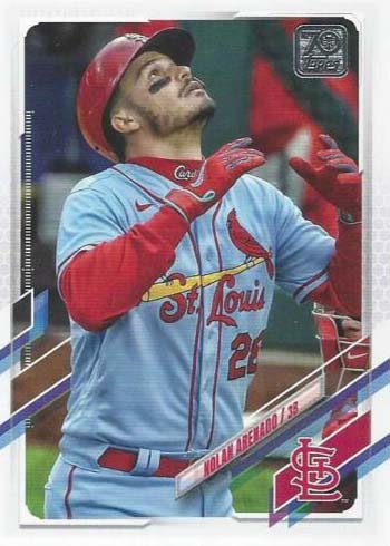 2021 Topps Update Series Baseball Variations 330 Nolan Arenado SP