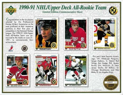 Jaromir Jagr Rookie Card Rankings and What's the Most Valuable