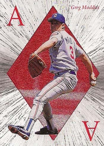 Carte Baseball Greg Maddux 1993 Upper Deck #488 – Cubs, Quasi-neuf