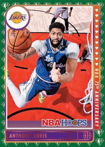 021-22 Panini NBA Hoops NBA 75th Anniversary Anthony Davis
