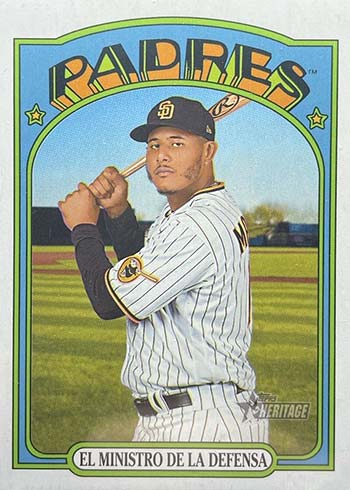 2021 Topps Heritage High Number Baseball Variations Manny Machado NIckname