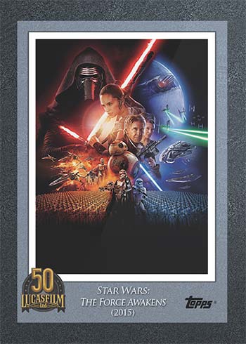 2021 Topps Star Wars LucasFilm 50th Anniversary Checklist, Details