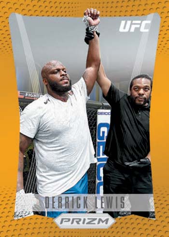 2022 Panini Prizm UFC Flashback Gold Derrick Lewis