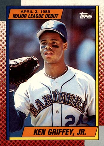 rare baseball cards from the 1990s Topps 1990 Complete Set Topps Major League Debut Baseball