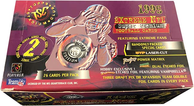 1995 Topps Stadium Club Series 2 Football Jumbo Box Break and Review