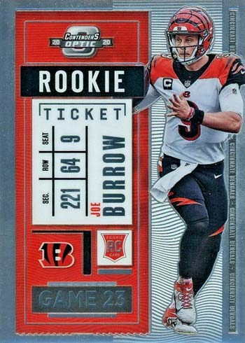joe burrow rare rookie card Joe Burrow 2021 Panini Illusions Rookie Card #40 main image 1