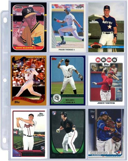 The $100 1st Baseman Baseball Card Starter Kit - One-Sheet Collections ...