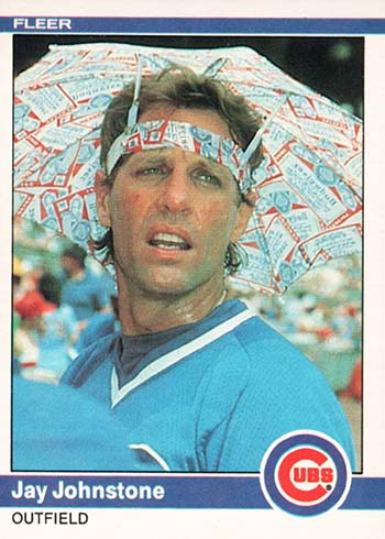 1984 Fleer Baseball Jay Johnstone