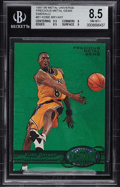 1997-98 Precious Metal Gems Emerald Kobe Bryant Sells for $2 Million
