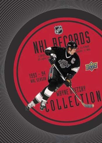 2021-22 Upper Deck Extended Series Hockey Record Collections Wayne Gretzky