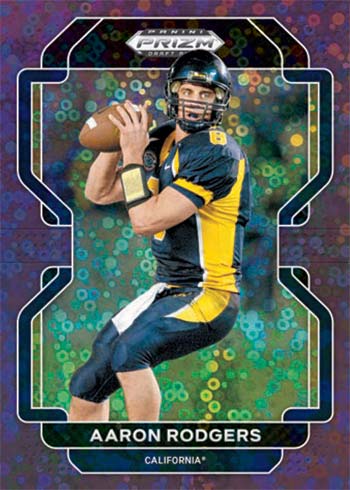 2022 Panini Prizm Draft Picks Football Purple Circles Prizms Aaron Rodgers