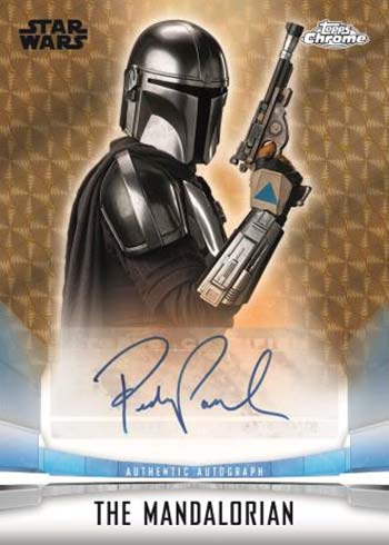 2022 Topps Chrome Star Wars Mandalorian: Beskar Edition Autographs Superfractors