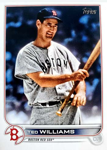 2022 Topps Series 1 Baseball Variations Ted Williams