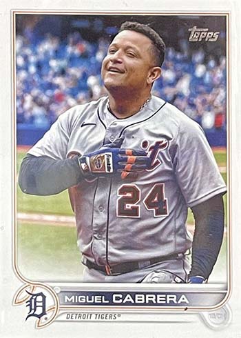 2022 Topps Series 1 Baseball Variations Miguel Cabrera