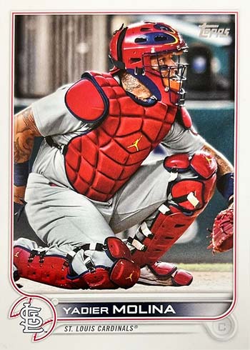 2022 Topps Series 1 Baseball Variations Yadier Molina