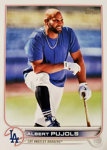 2022 Topps Series 1 Baseball Variations Albert Pujols