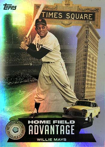 2022 Topps Series 1 Baseball Legendary Home Field Advantage Willie Mays