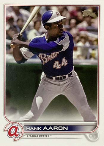 2022 Topps Series 1 Baseball Variations Hank Aaron