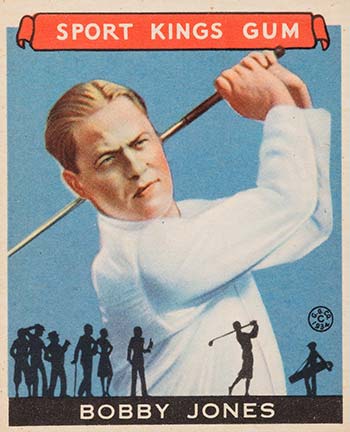 1933 Goudey Sport Kings Bobby Jones