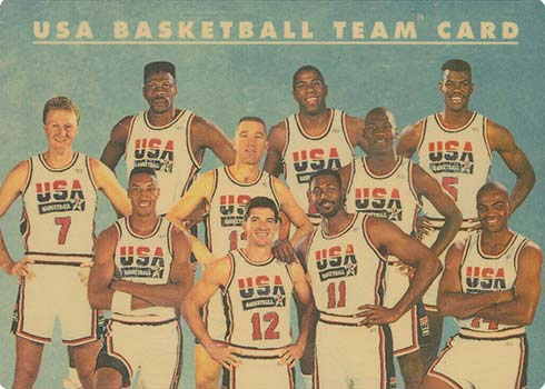 NBA Skybox USA 1992 (US) / Lot de 8 Cartes Larry Bird - Dream Team JO Barcelona 92 - Collection