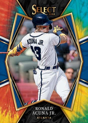 2022 Panini Select Baseball Tie Dye Ronald Acuna Jr.