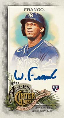 2022 Topps Allen & Ginter Baseball Wander Franco Autograph