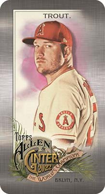 2022 Topps Allen & Ginter Baseball Metal Mini Mike Trout