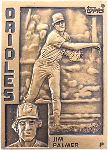 1984 Topps Gallery of Champions Baseball Jim Palmer