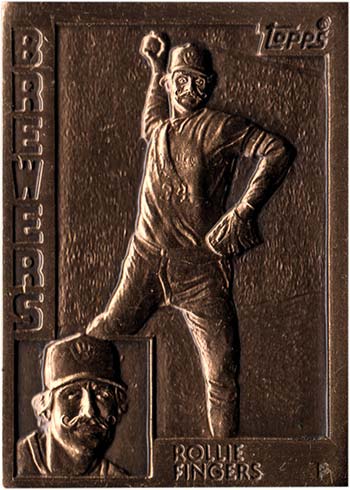 1984 Topps Gallery of Champions Rollie Fingers