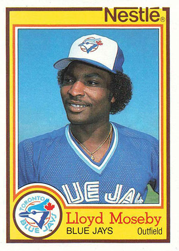 1984 Topps Nestle Dream Team Baseball Lloyd Moseby