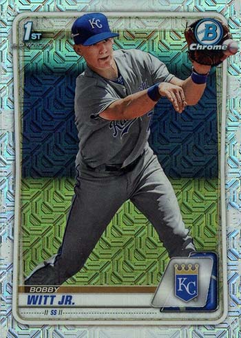 2020 Bowman Chrome Draft Bobby Witt Jr. Rookie Card (RC) - PSA 10
