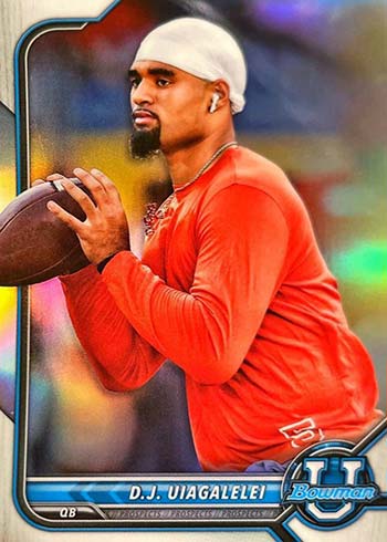 2021-22 Bowman University Football Variations D.J. Uiagalelei