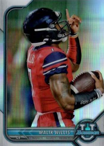 2021-22 Bowman University Football Variations Malik Willis