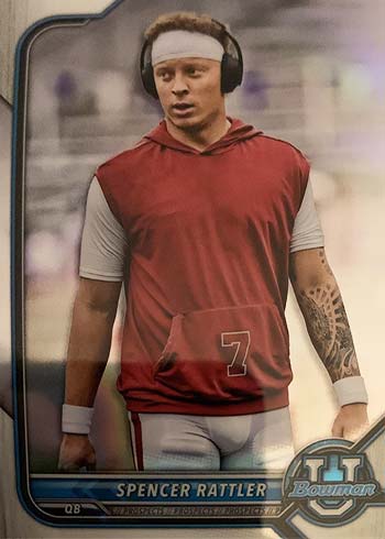 2021-22 Bowman University Football Variations Spencer Rattler