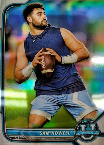 2021-22 Bowman University Football Variations Sam Howell