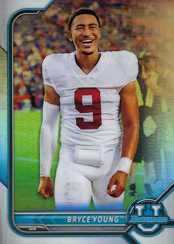 2021-22 Bowman University Football Variations Bryce Young