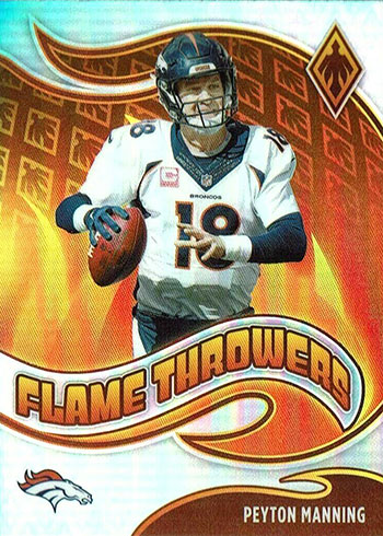 2021 Panini Phoenix Football Flame Throwers Peyton Manning