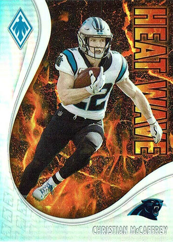2021 Panini Phoenix Football Heat Wave Christian McCaffrey