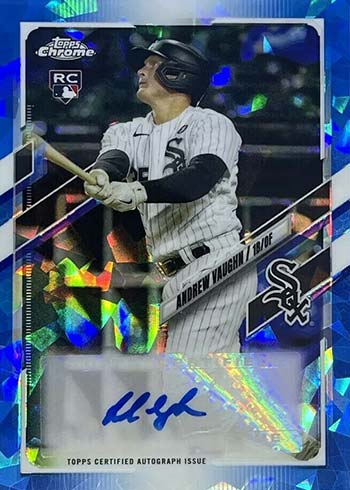 2021 Topps Chrome Update Sapphire Edition Baseball Rookie Autographs Andrew Vaughn