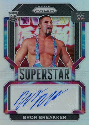 2022 Panini Prizm WWE Superstar Autographs Bron Breakker