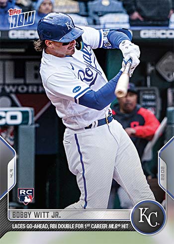 2022 Topps Now Baseball 3 Bobby Witt Jr.