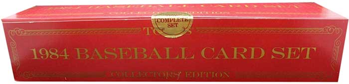 1984 Topps Tiffany Baseball Set