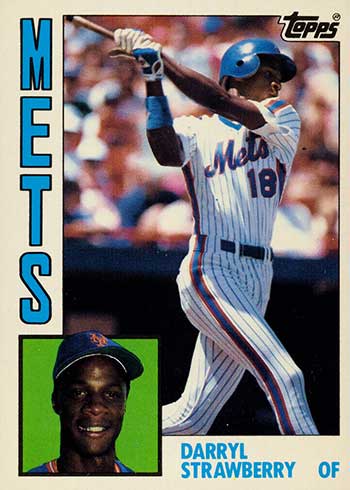 1984 Topps Tiffany Baseball Darryl Strawberry