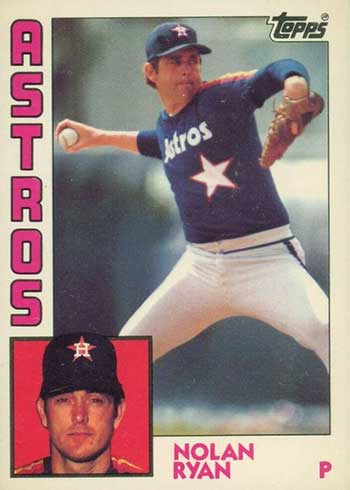 1984 Topps Tiffany Baseball Nolan Ryan