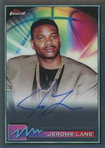 2021 Topps Finest Basketball Autographs Jerome Lane