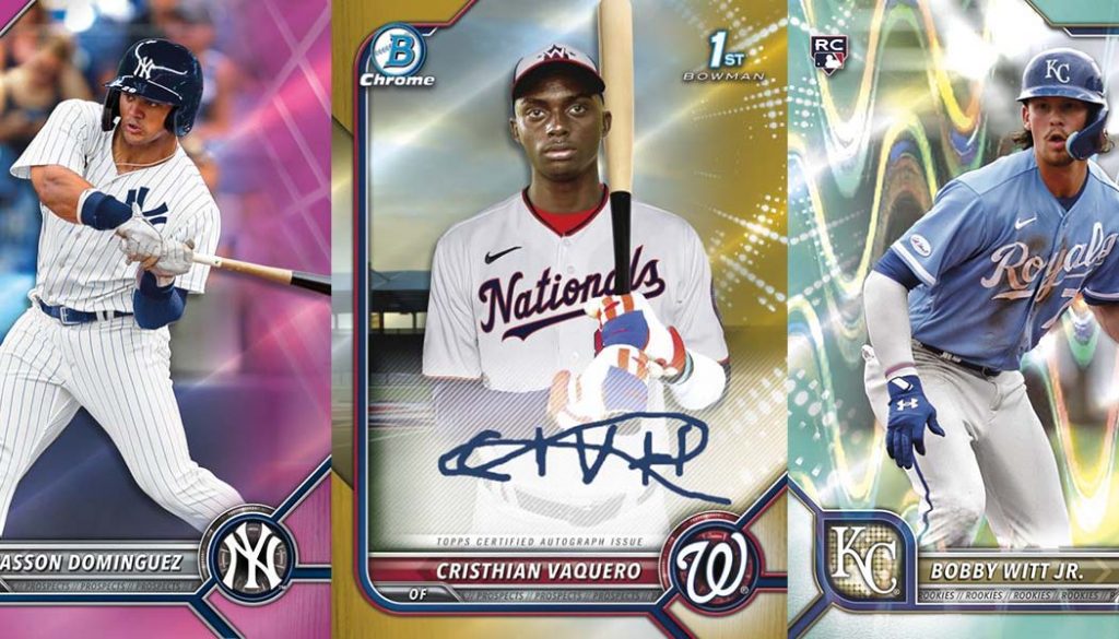 2022 Bowman Chrome Mega Box Baseball Checklist, Team Sets