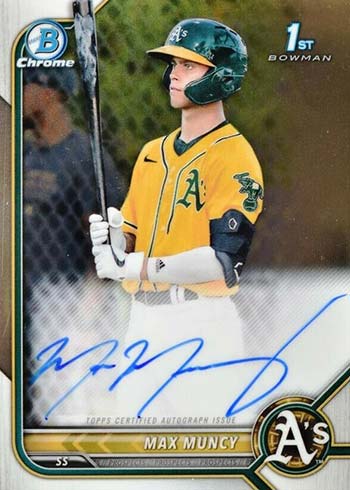 2021 Bowman Chrome Autographs Max Muncy